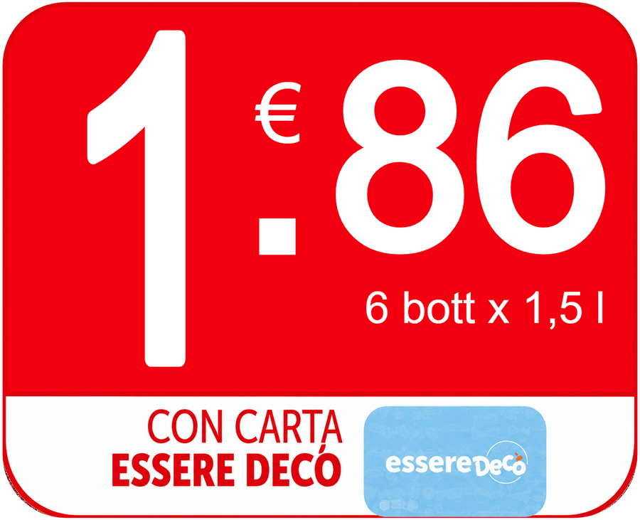 LETE acqua efferv.nat. 1,5 l x6